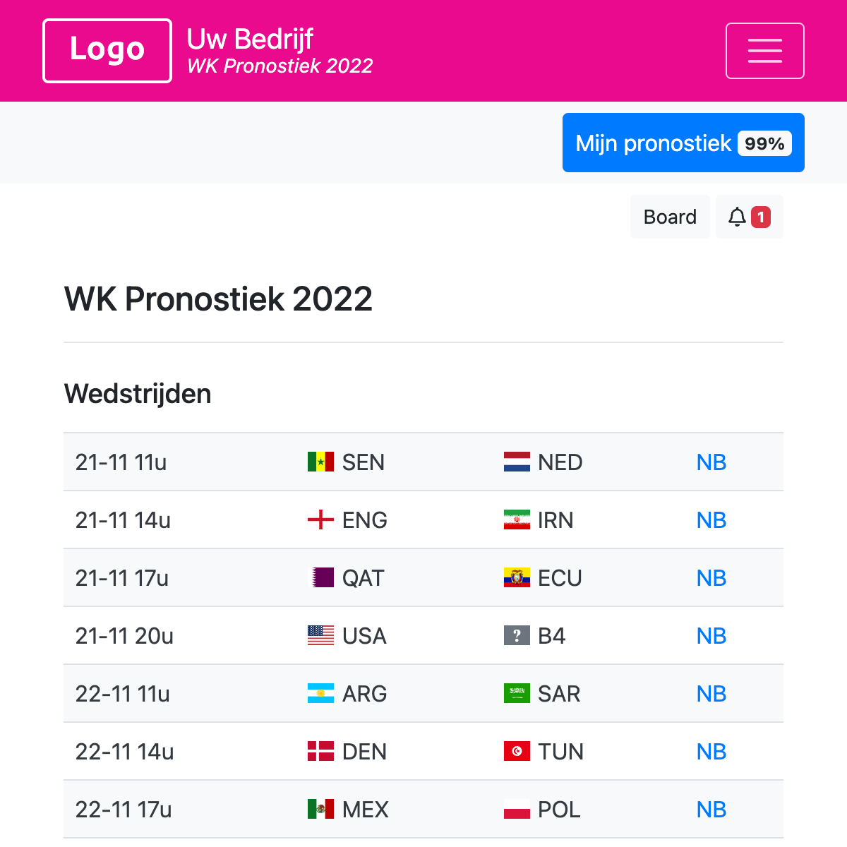 Eigen huisstijl - WK 2026