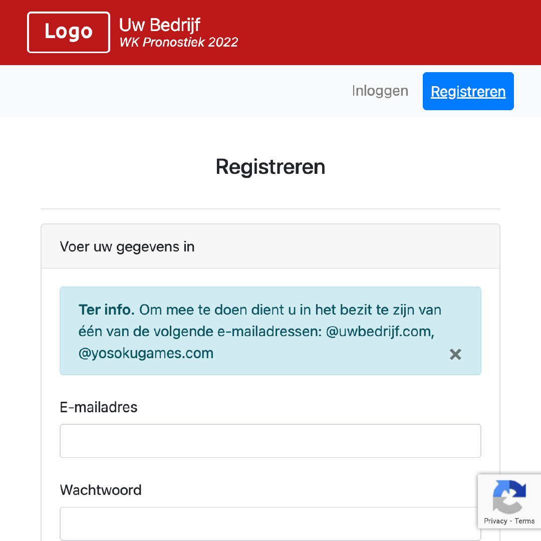 Exclusieve registratie - WK 2026