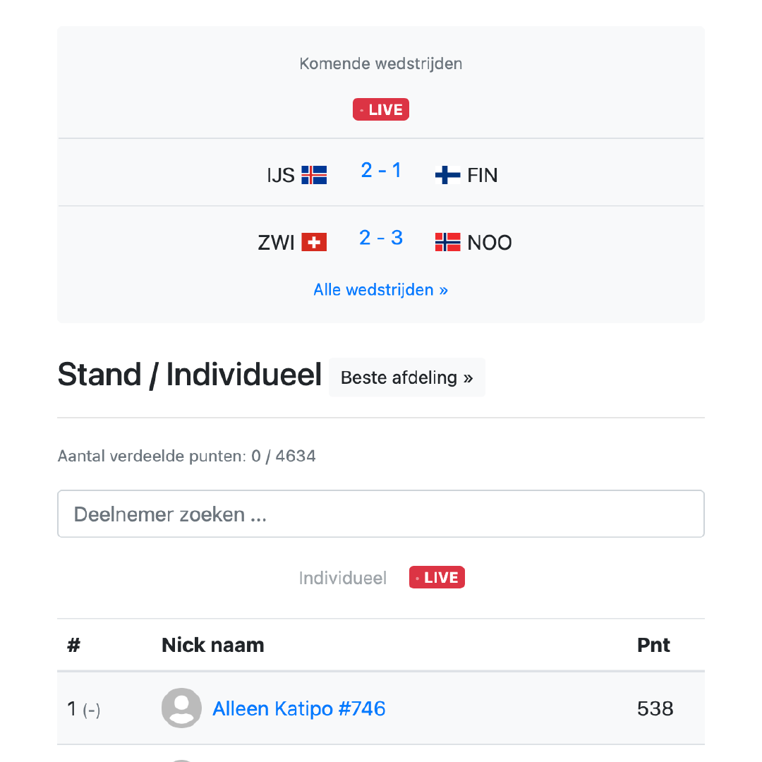 Live updates - WK 2026