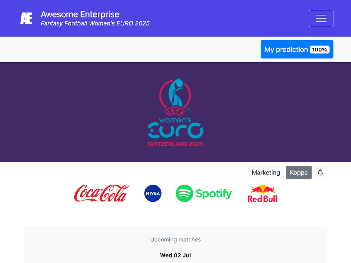 Eigen website - WK 2026